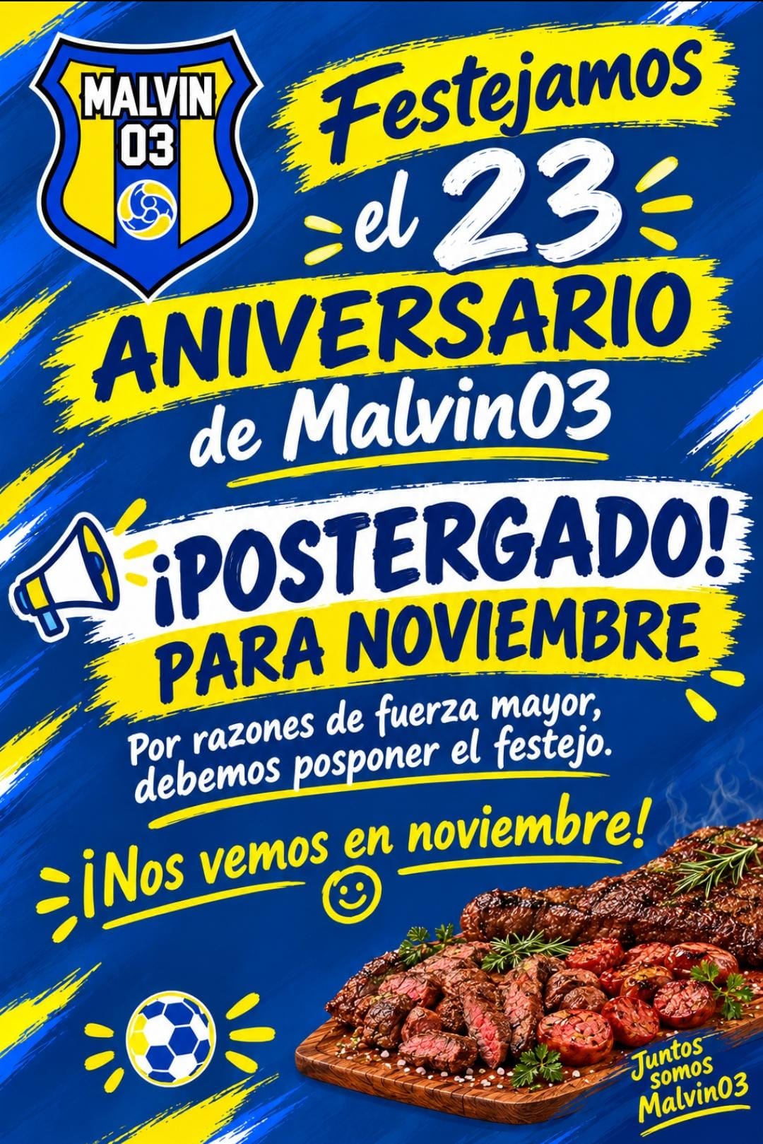 No te lo pierdas festejamos los 23 años
